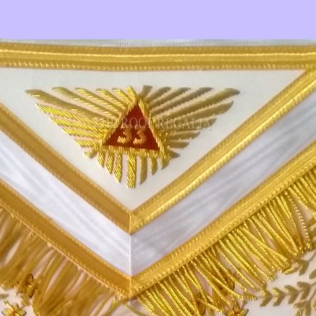 AASR Scottish rite 33rd degree apron handmade #2