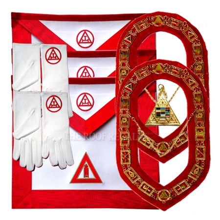 Royal Arch Apron set with glove and crown