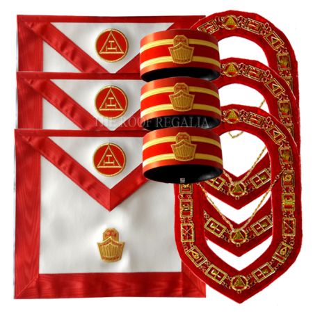 Royal Arch Apron crown gloves