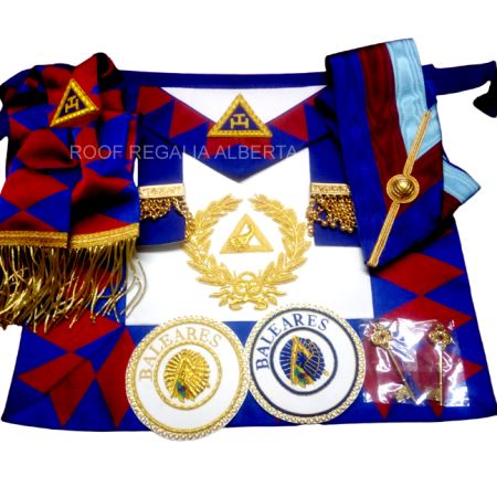 Supreme Grand Chapter Apron with badges & sash