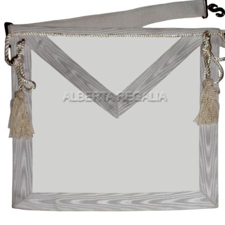 White Apron with Cords