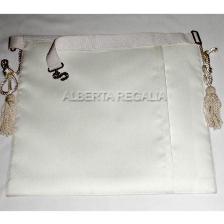 White Apron with Cords #3