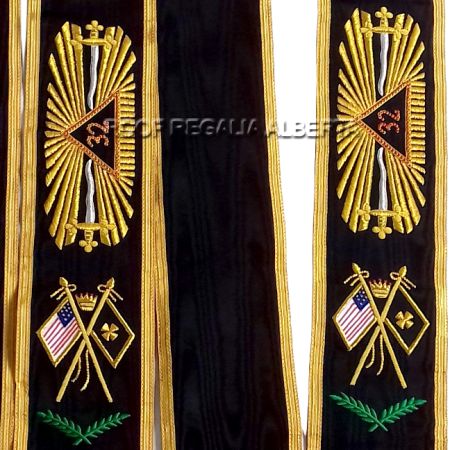Scottish rite 32nd degree Sash #2
