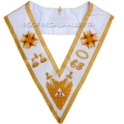 Scottish rite 31 degree Collar handmade