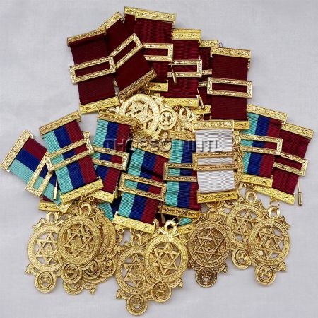 Royal Arch Breast Jewels all ranks